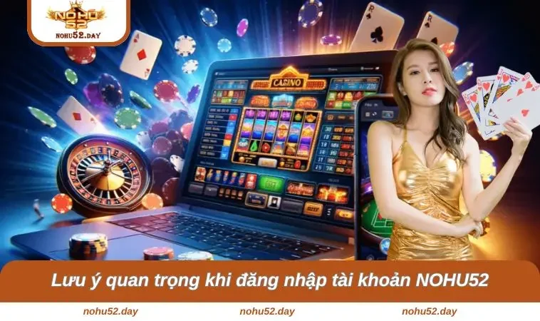 dang nhap nohu52 1 Lưu ý quan trọng khi đăng nhập tài khoản NOHU52